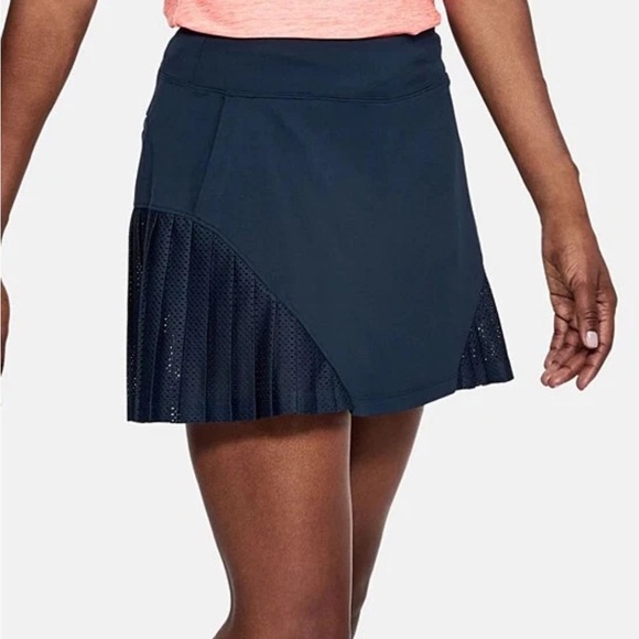 UNDER ARMOUR Links Knit Mesh Skort Academy 408 /academy L14353 M - Picture 1 of 2